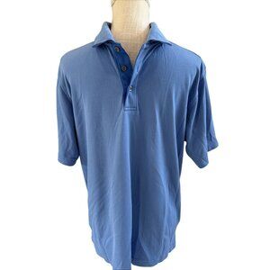 Bollé Mens Blue Performance Polo Shirt M